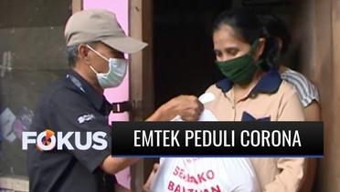 Emtek Peduli Corona Bagikan Bantuan Paket Sembako untuk Warga Terdampak Covid-19 di Yogyakarta