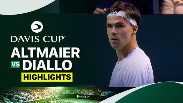 Daniel Altmaier (GER) vs Gabirel Diallo (CAN) - Highlights | Davis Cup 2024
