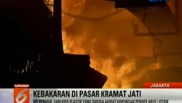 Kebakaran Hebat di Pasar Induk Kramat Jati - Liputan6 SCTV