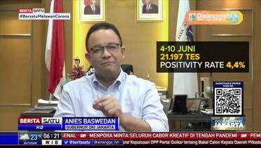 Anies Sebut Jakarta Alami Kenaikan Rasio Jumlah Kasus Positif COVID-19