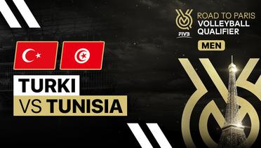 Turki vs Tunisia - Full Match | Men's FIVB Road to Paris Volleyball Qualifier