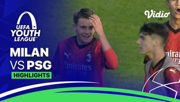 Milan vs PSG - Highlights | UEFA Youth League 2023/24