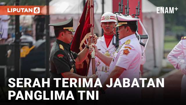 Serah Terima Jabatan Panglima TNI, Agus Subiyanto dan Yudo Margono Salam Komando