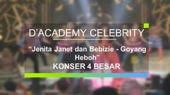 Jenita Janet dan Bebizie - Goyang Heboh (Konser 4 Besar D'Academy Celebrity)
