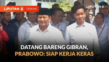 Penetapan Presiden dan Wakil Presiden, Prabowo-Gibran Berangkat Bareng | Liputan 6
