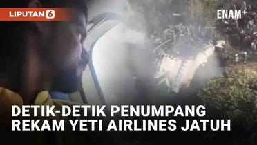 Beredar Rekaman Penumpang Saat Pesawat Yeti Airlines Jatuh di Nepal