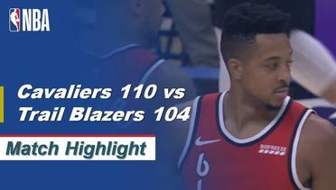NBA I Match Highlight : Cleveland Cavaliers 110 vs Portland Trail Blazers 104