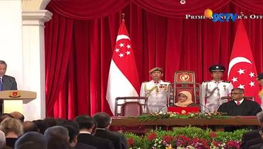 Usai Baca Sumpah Jabatan, Halimah Yacob Mulai Bekerja di Istana Negara Singapura - Liputan6 Petang