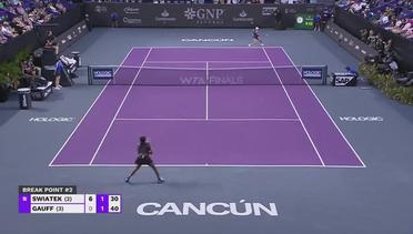 Iga Swiatek vs Coco Gauff - Highlights | WTA Finals Cancun 2023
