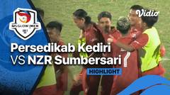 Highlight - Persedikab Kediri 0 vs 1 NZR Sumbersari | Liga 3 2021/2022