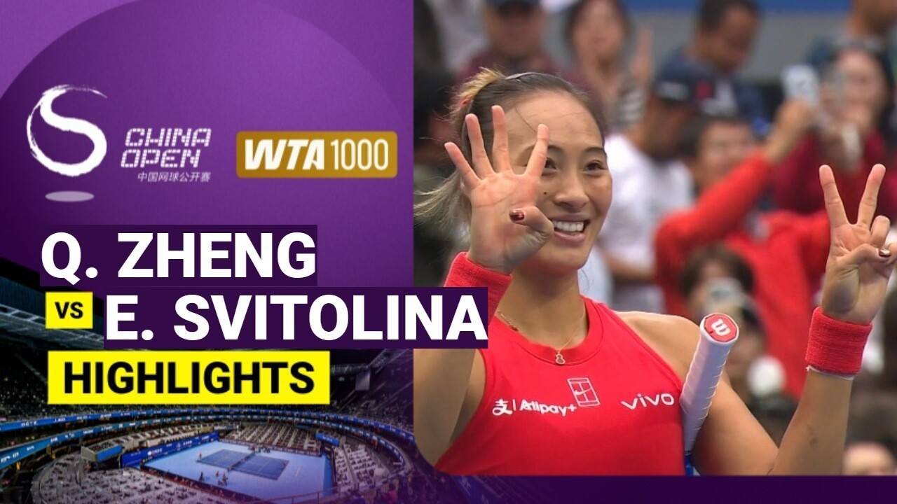 Qinwen Zheng vs Elina Svitolina - Women's Singles Quarterfinals | WTA 1000: China Open 2026