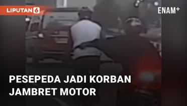 Viral Pesepeda Jadi Korban Jambret Motor di Palembang, Sumatera Selatan