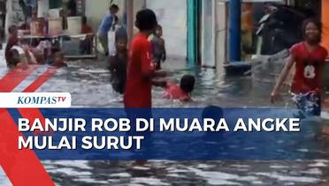 Tanggul Jebol, Banjir Rob Merendam Permukiman Warga di Muara Angke!