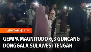 Warga Donggala Evakuasi Diri setelah Terjadi Gempa Magnitudo 6,3 pada Tengah Malam | Liputan 6