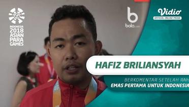 Komentar Hafiz Briliansyah Usai Raih Emas Pertama Indonesia di Asian Para Games 2018