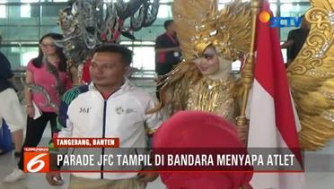 Penampilan Jember Fashion Carnaval Iringi Kepulangan Kontingen Peserta Asian Games di Bandara Soetta - Liputan6 Pagi