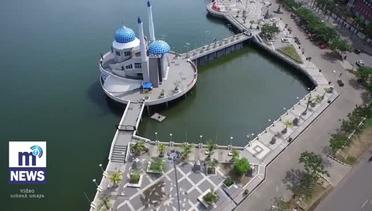 Mengintip Keindahan Masjid Terapung Di Makassar
