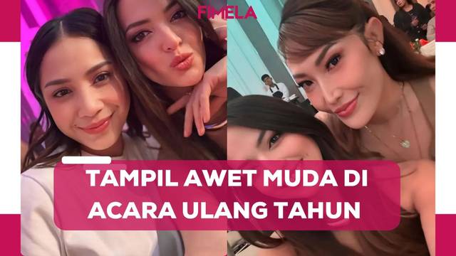 6 Potret Nia Ramadhani Tampil Awet Muda saat Acara Ulang Tahun Raffi Ahmad dan Nagita Slavina