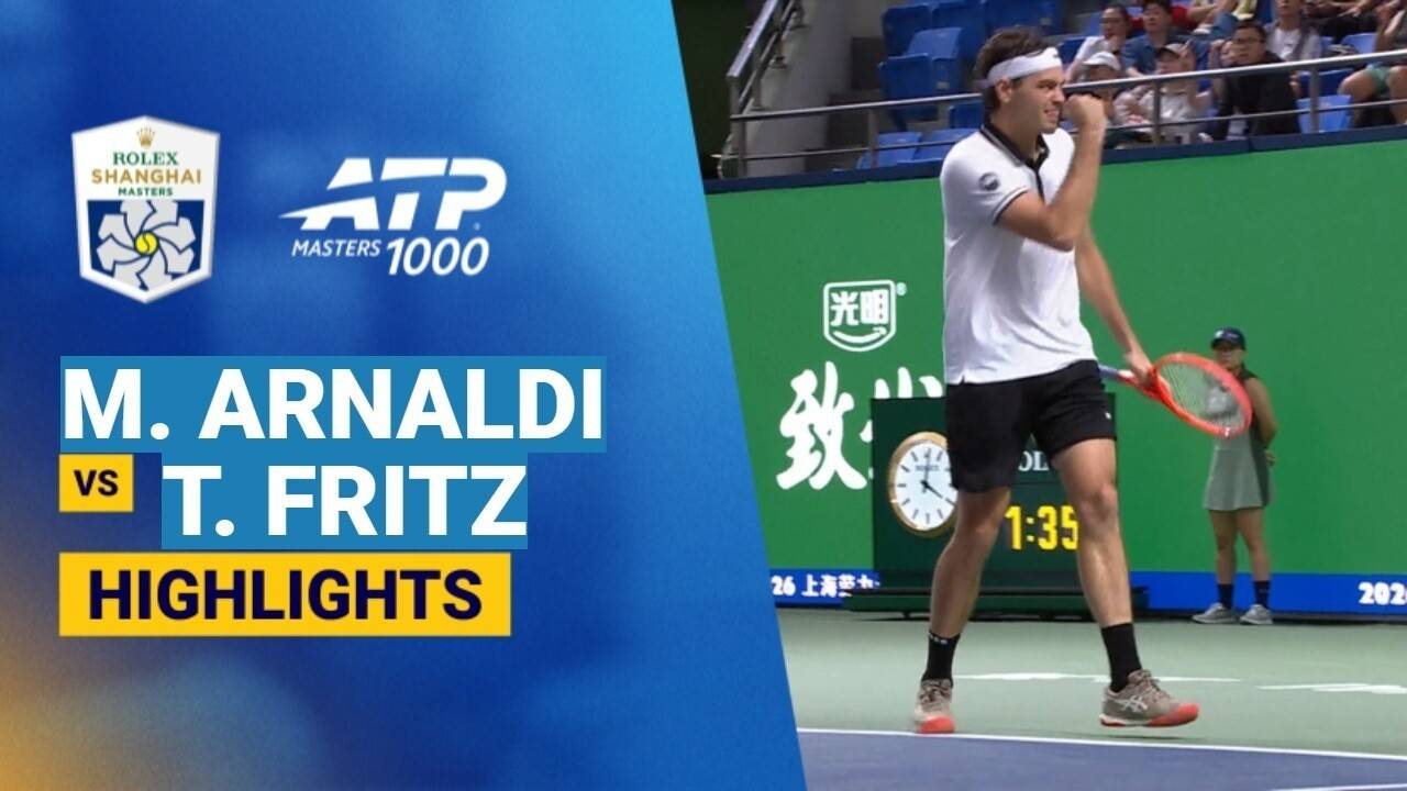 Matteo Arnaldi vs Taylor Fritz - Round 2 (Grandstand 2) | ATP 1000: Rolex Shanghai Masters 2026