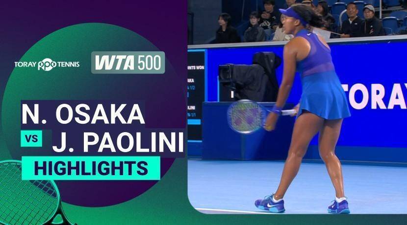 Naomi Osaka vs Jasmine Paolini - Round of 32 | WTA 500: Toray Pan Pacific Open Tennis 2026