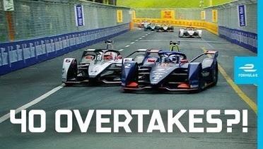 40 Overtakes In 3 Minutes!  - ABB FIA Formula E Championship