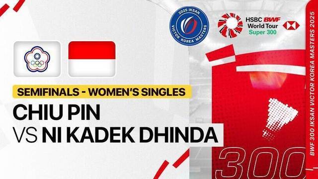Chiu Pin-Chian (TPE) vs Ni Kadek Dhinda Amartya Pratiwi (INA) - Full Match | IKSAN VICTOR Korea Masters 2025