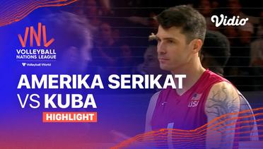 Match Highlights | Amerika Serikat vs Kuba | Men's Volleyball Nations League 2023