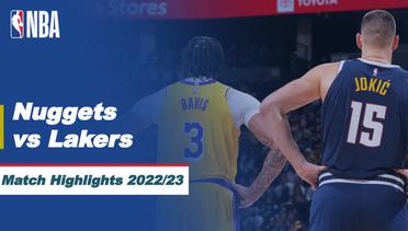 Match Highlights | Denver Nuggets vs Los Angeles Lakers | NBA Regular Season 2022/23