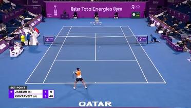 Match Highlights | Anett Kontaveit vs Ons Jabeur | WTA Qatar Totalenergies Open 2022
