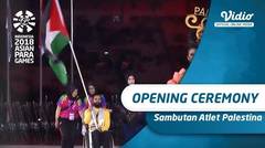Sambutan Meriah Atlet Palestina di Opening Asian Para Games 2018