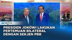 Pertemuan Bilateral Presiden Jokowi dengan Sekjen PBB Antonio Guterres