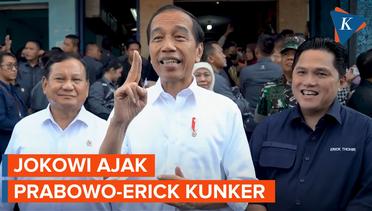 Alasan Jokowi Ajak Prabowo-Erick Kunker ke Malang