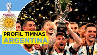Profil Timnas Argentina di Piala Dunia 2022
