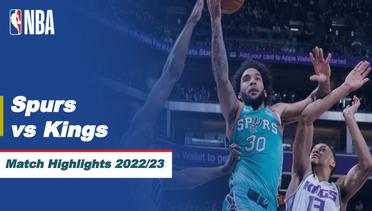 Match Highlights | San Antonio Spurs vs Sacramento Kings | NBA Regular Season 2022/23