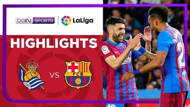 Match Highlights | Real Sociedad 0 vs 1 Barcelona | LaLiga Santander 2021/2022