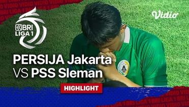 Highlight - Persija Jakarta vs PSS Sleman | BRI Liga 1 2021/22