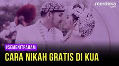 CARA NIKAH GRATIS DI KUA
