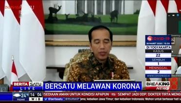 Jokowi Ingatkan Karantina Wilayah Kebijakan Pusat