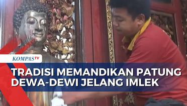 Menjelang Perayaan Imlek 2024, Sejumlah Kelenteng di Palembang Mulai Memandikan Patung Dewa-Dewi