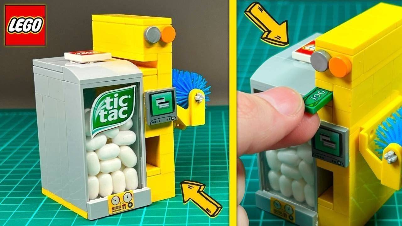 Mesin Penjual Otomatis LEGO Tic Tac yang berfungsi dengan Aman ...