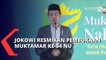 Presiden Jokowi Resmikan Pembukaan Muktamar Ke-34 Nahdlatul Ulama, Ma'ruf Amin Juga Ikut Hadir