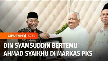 Mantan Ketum PP Muhammadiyah Din Syamsuddin Bertemu Presiden PKS Ahmad Syaikhu | Liputan 6