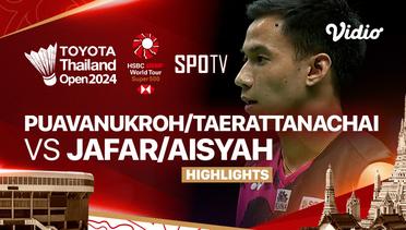 Dechapol Puavaranukroh/Sapsiree Taerattanachai (THA) vs Jafar Hidayatullah/Aisyah Salsabila Putri Pranata (INA) - Highlights | Toyota Thailand Open 2024 - Mixed Doubles