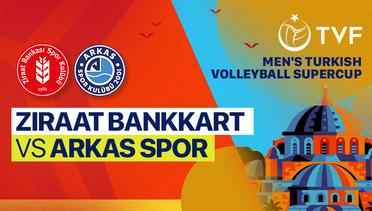 Full Match | Ziraat Bankkart vs Arkas Spor | Men's Turkish Super Cup 2022