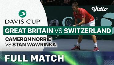 Full Match | Great Britain (Cameron Norrie) vs Switzerland (Stan Wawrinka) | Davis Cup 2023