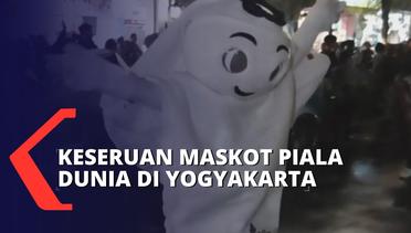 Yuk, Intip Keseruan Maskot Piala Dunia Saat Kunjungi Yogyakarta!