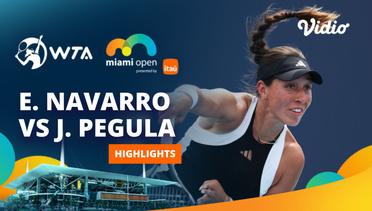 Emma Navarro vs Jessica Pegula - Highlights | WTA Miami Open 2024