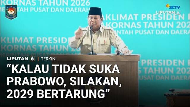 Presiden Prabowo Ajak Pihak yang Tak Senang Dengan Dirinya untuk 'Bertarung' di 2029 Mendatang
