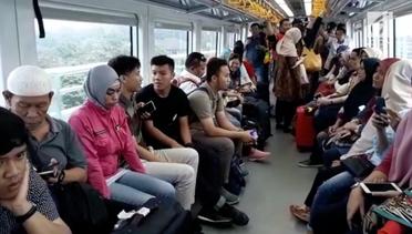 Antusiasme Warga Mencoba LRT Palembang