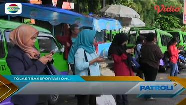 Bentrok dengan Ojek Online, Sopir Angkot di Bogor Mogok Beroperasi - Patroli Siang
